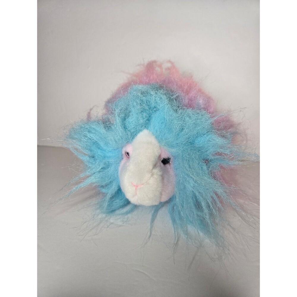 Douglas Guinea Pig Plush Stuffed Animal Fuzzy Blue, Pink, and Purple